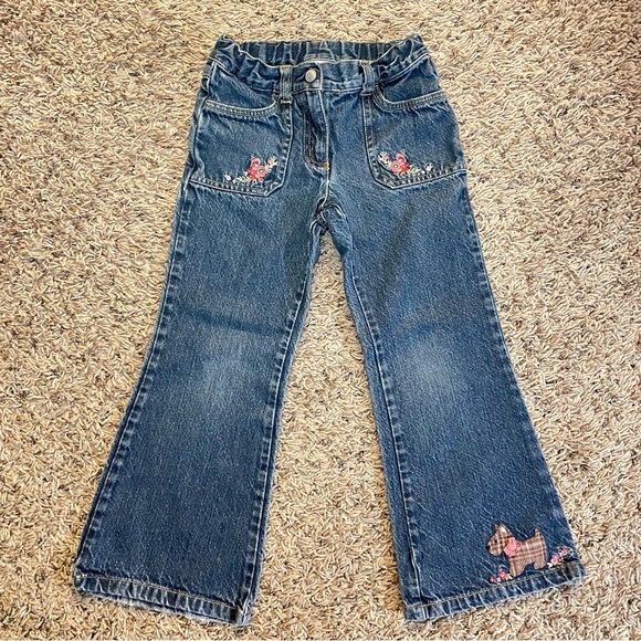 Vintage Gymboree denim flare‎ jeans girls size 5 - Picture 1 of 8